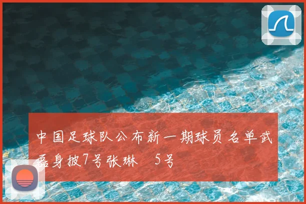 中国足球队公布新一期球员名单武磊身披7号张琳芃5号