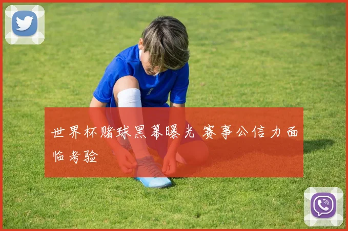 世界杯赌球黑幕曝光 赛事公信力面临考验